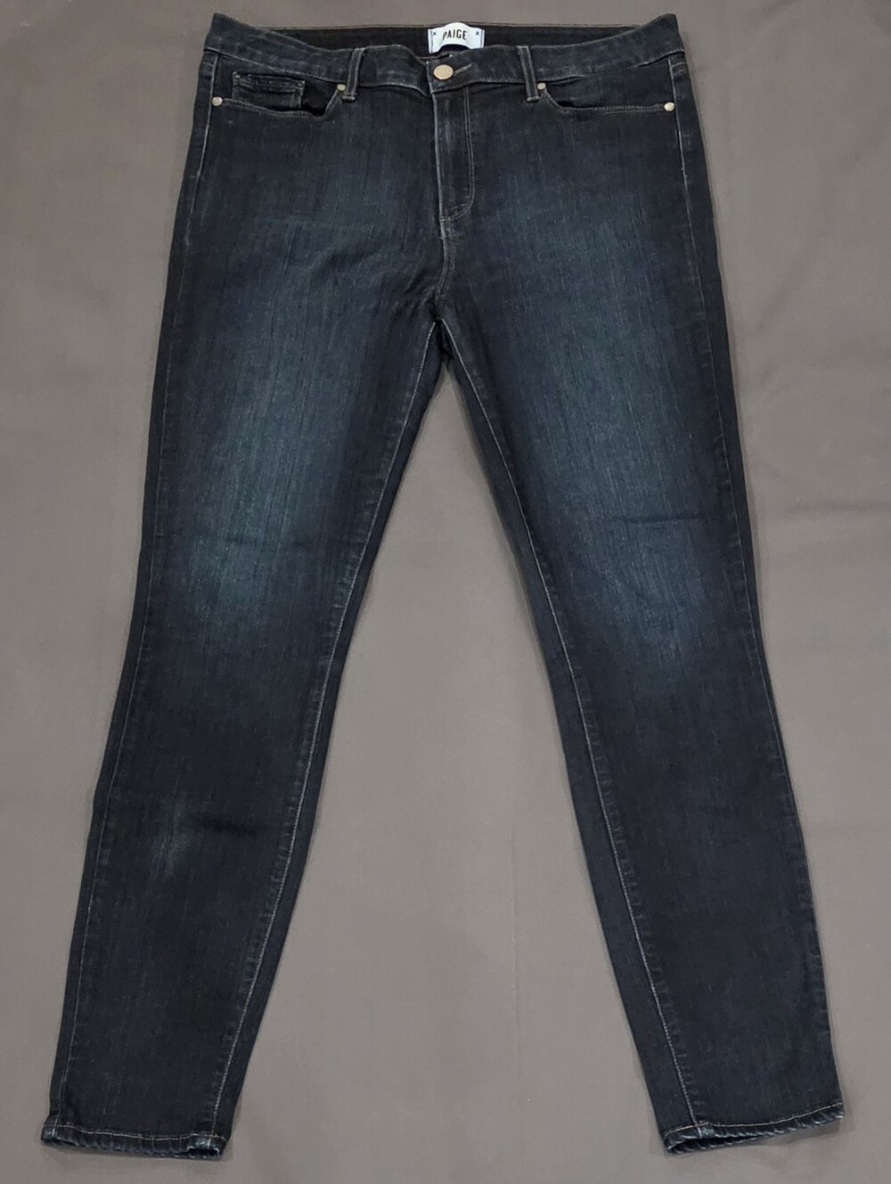 Paige Hoxton Ultra Skinny Jeans Size 33 Dark Wash Stretch Denim